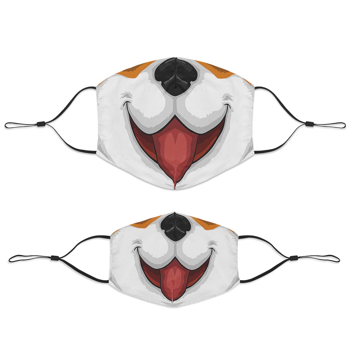 Happy Dog Face Cover
