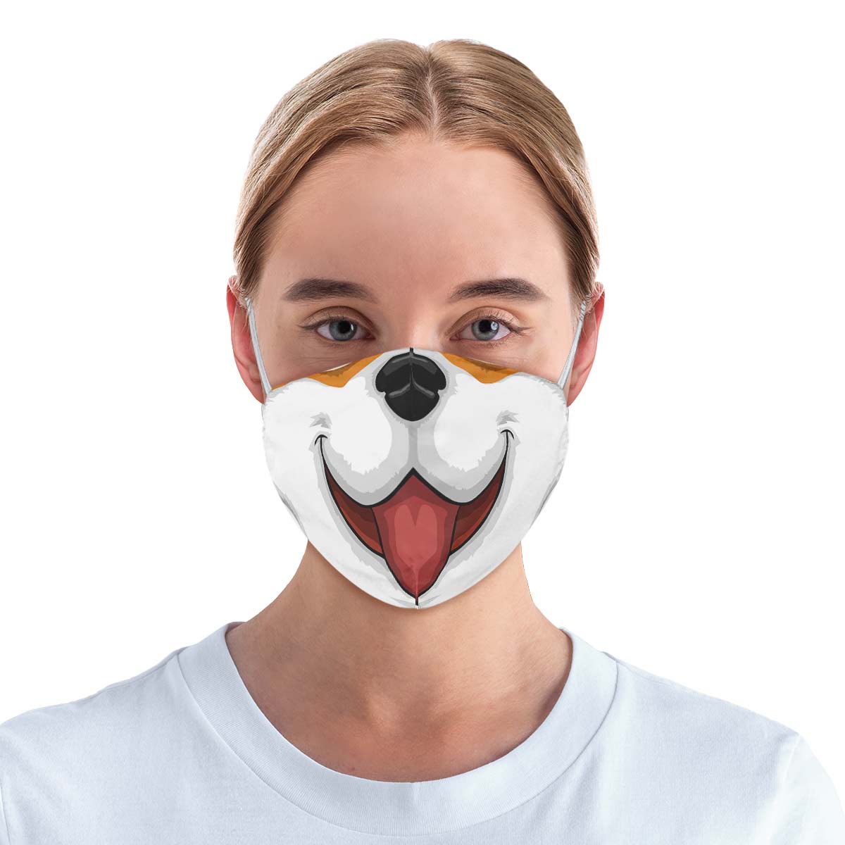 Happy Dog Face Cover