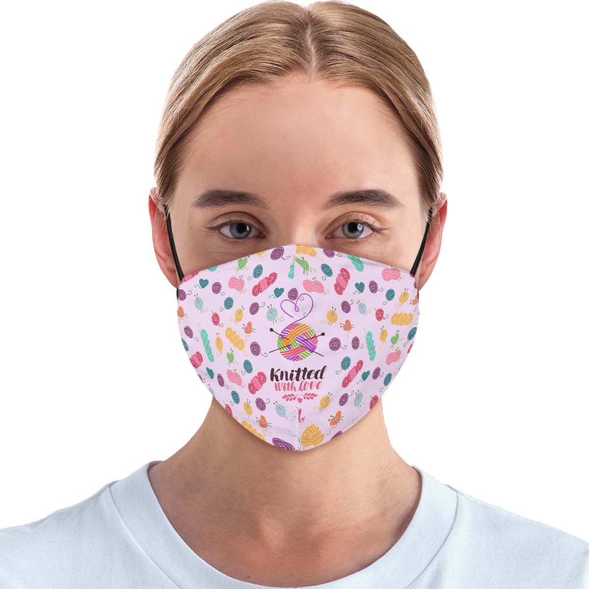 Knitted With Love Face Cover