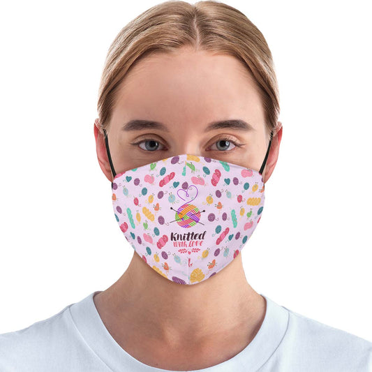 Knitted With Love Face Cover