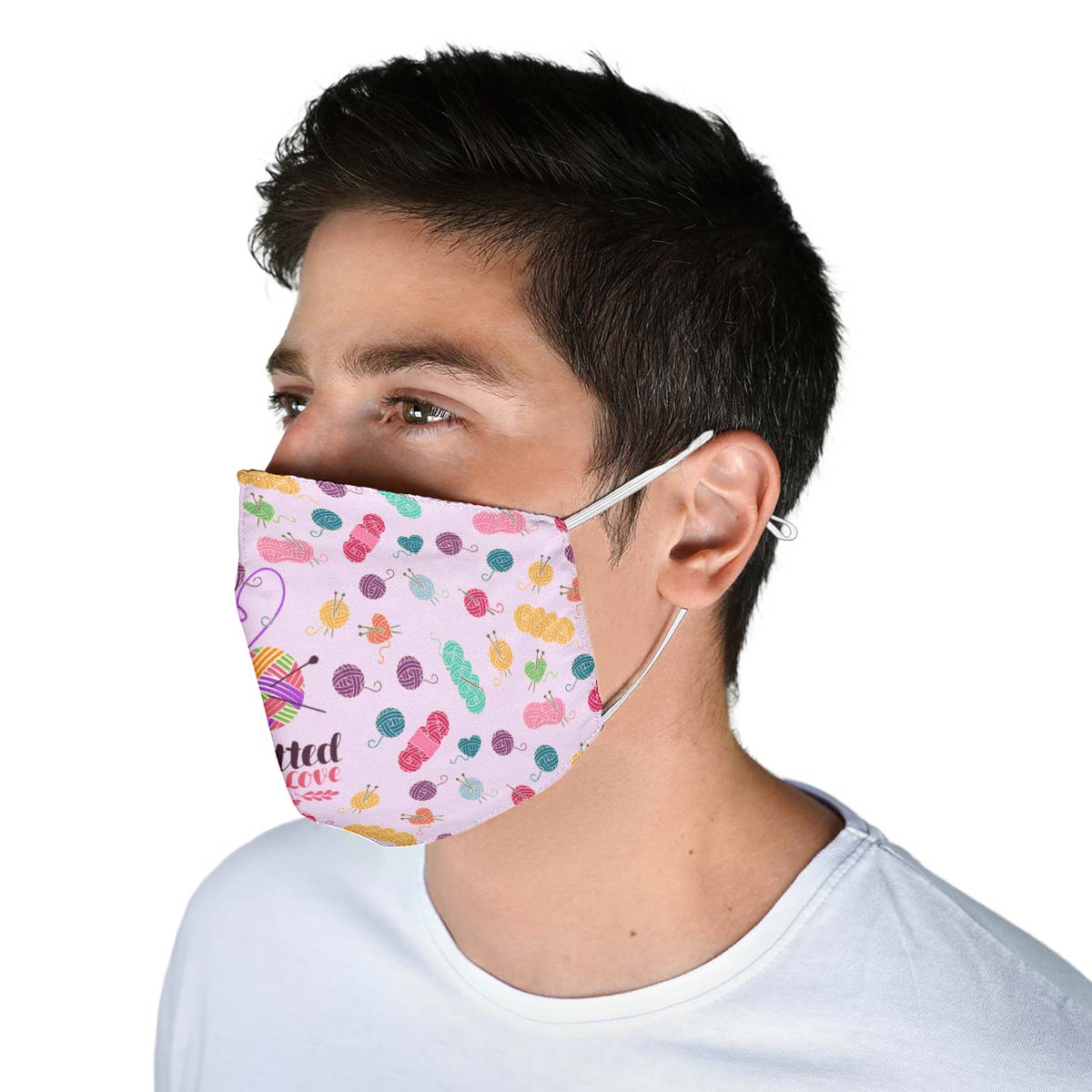 Knitted With Love Face Cover
