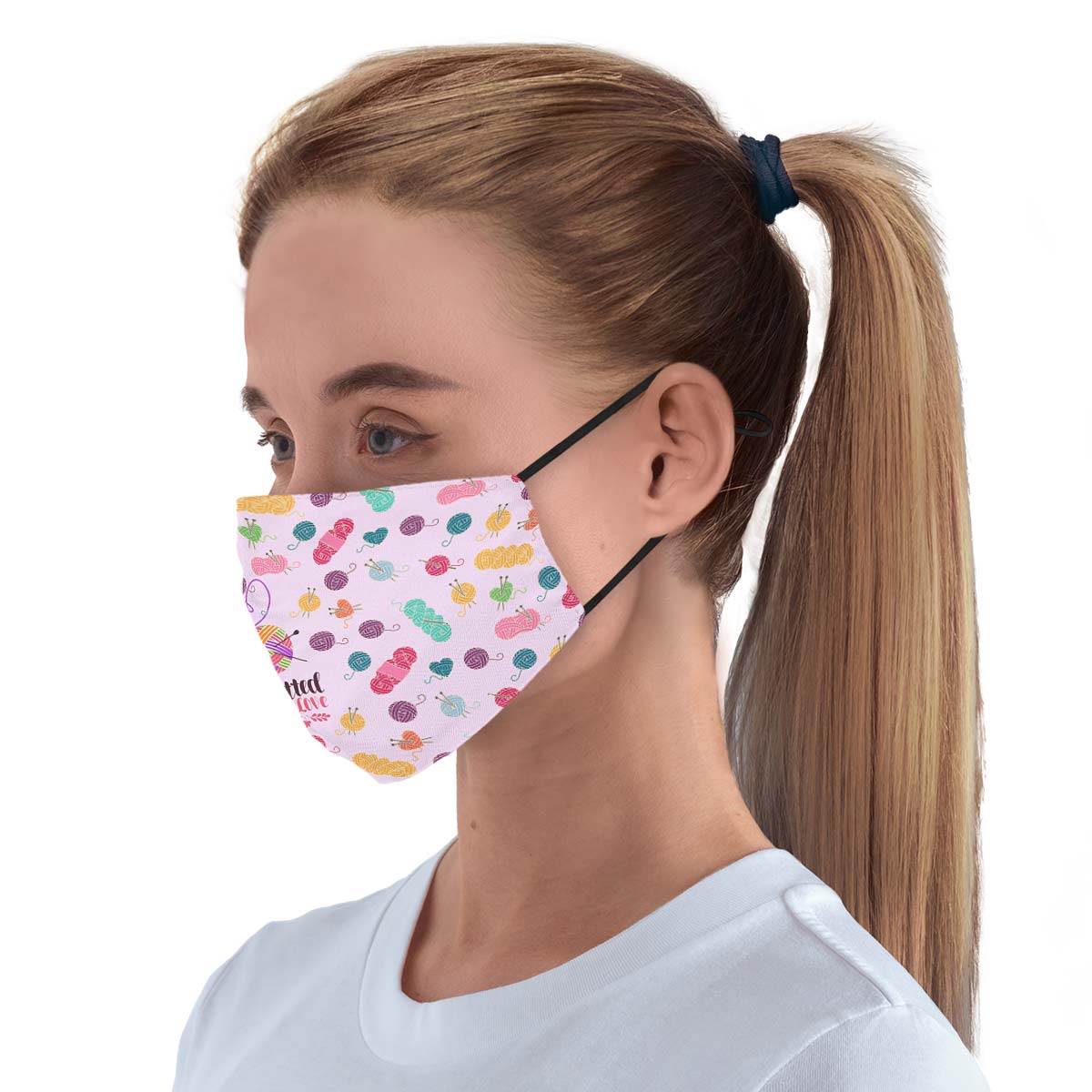Knitted With Love Face Cover