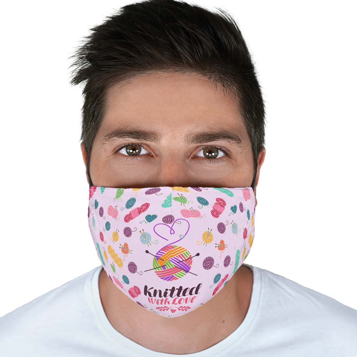Knitted With Love Face Cover