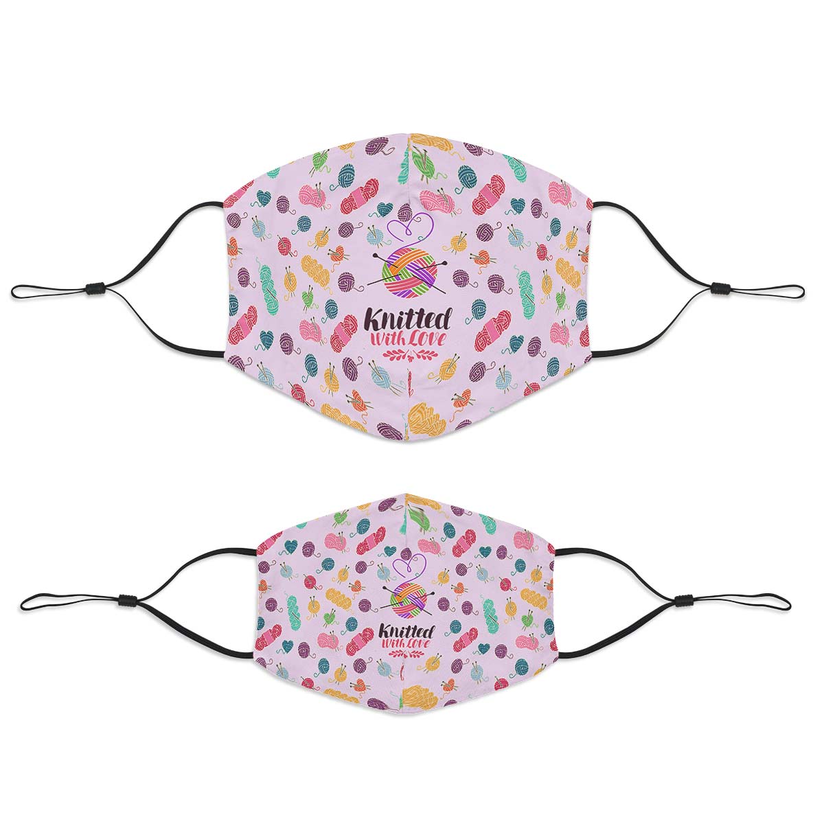 Knitted With Love Face Cover