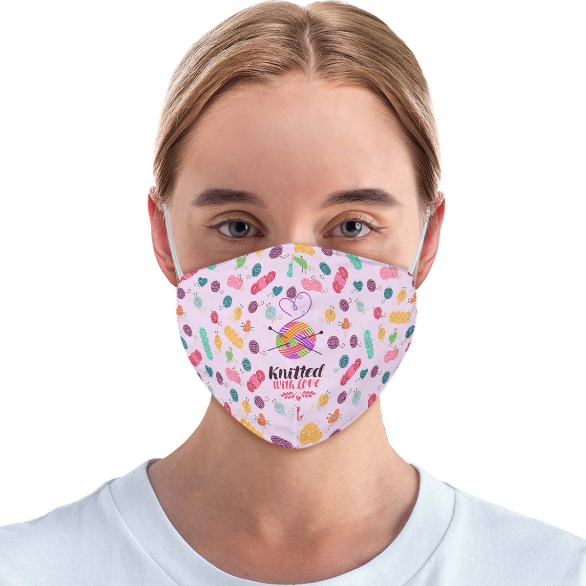 Knitted With Love Face Cover
