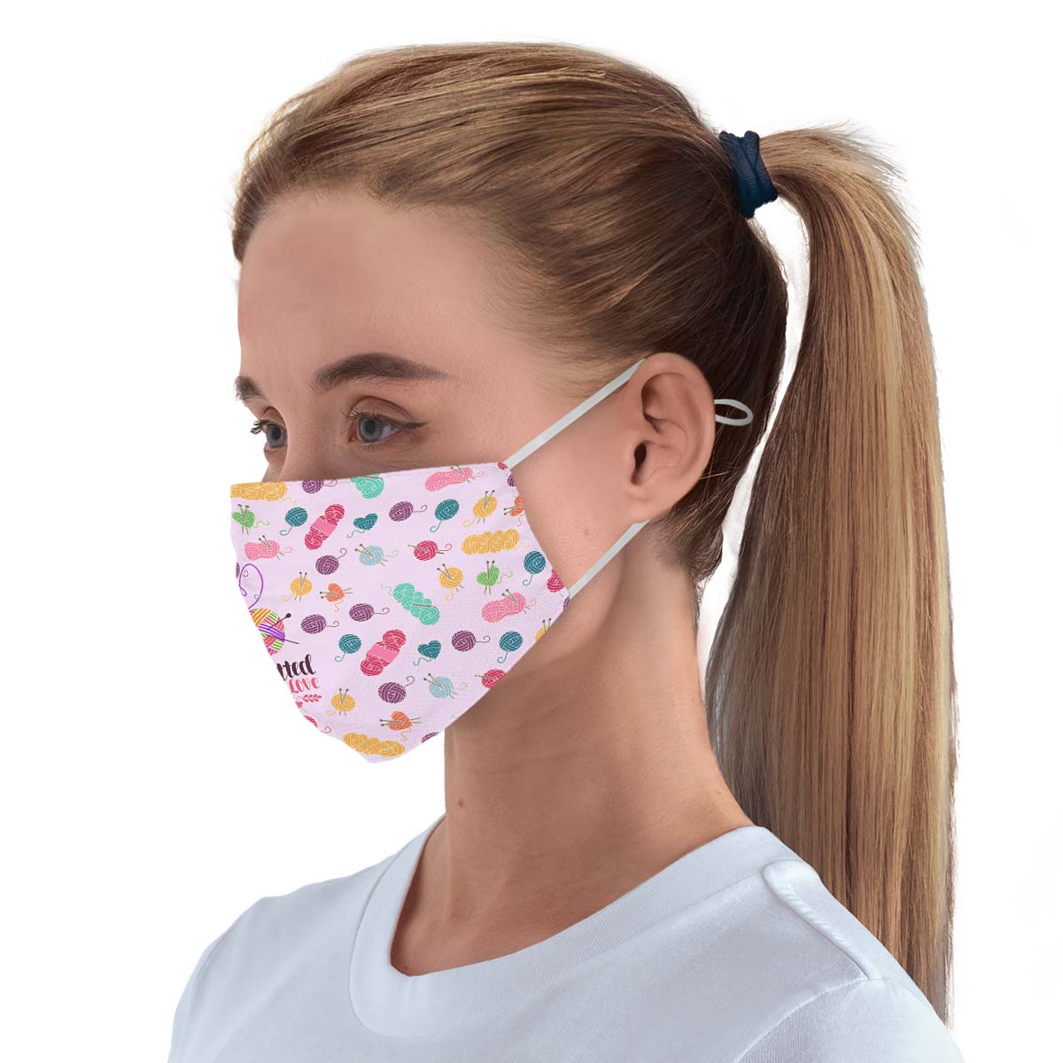 Knitted With Love Face Cover