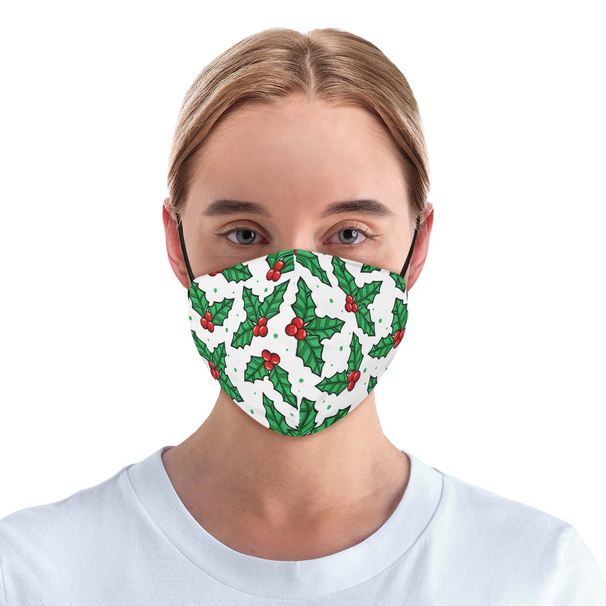 Mistletoe Pattern Face Cover