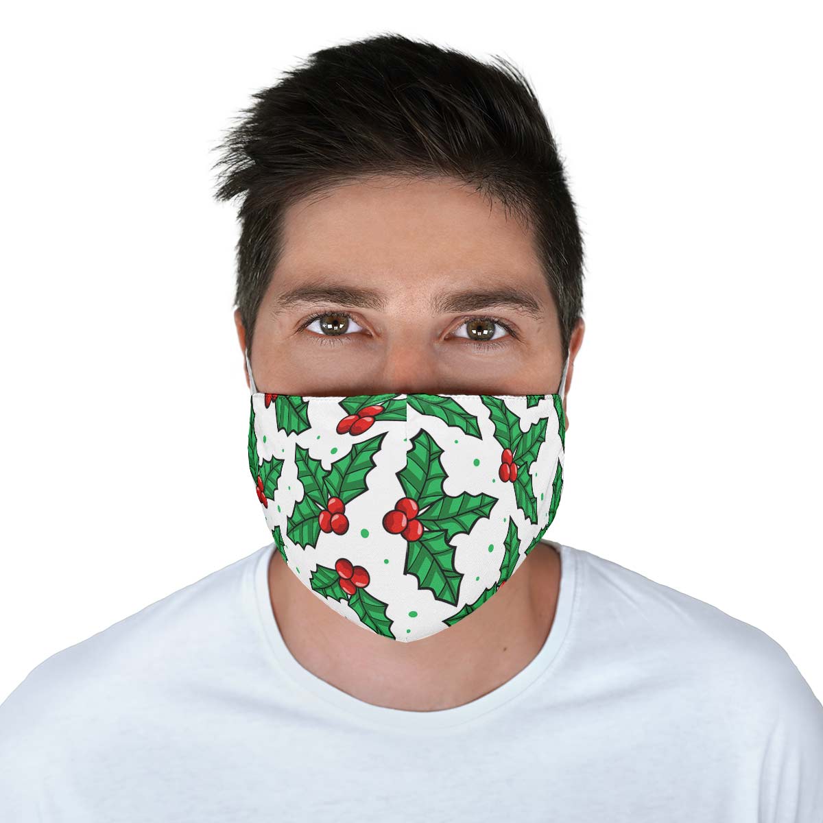 Mistletoe Pattern Face Cover