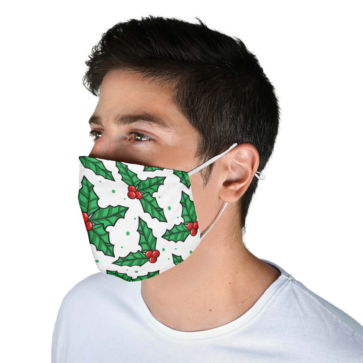 Mistletoe Pattern Face Cover