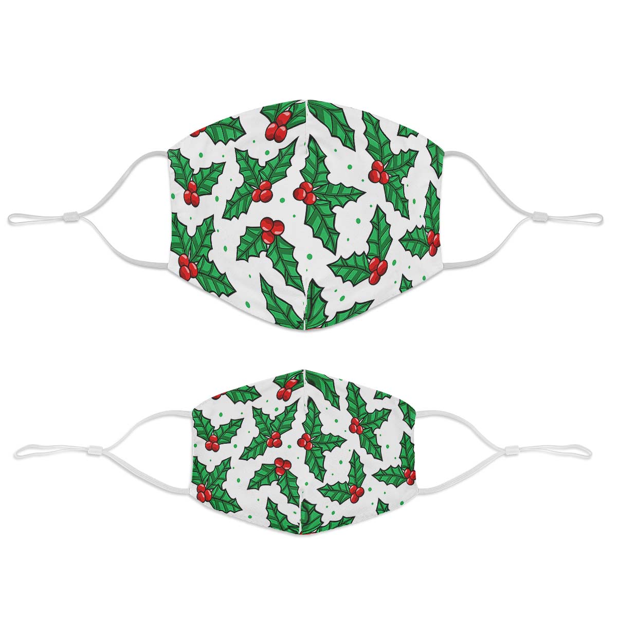 Mistletoe Pattern Face Cover