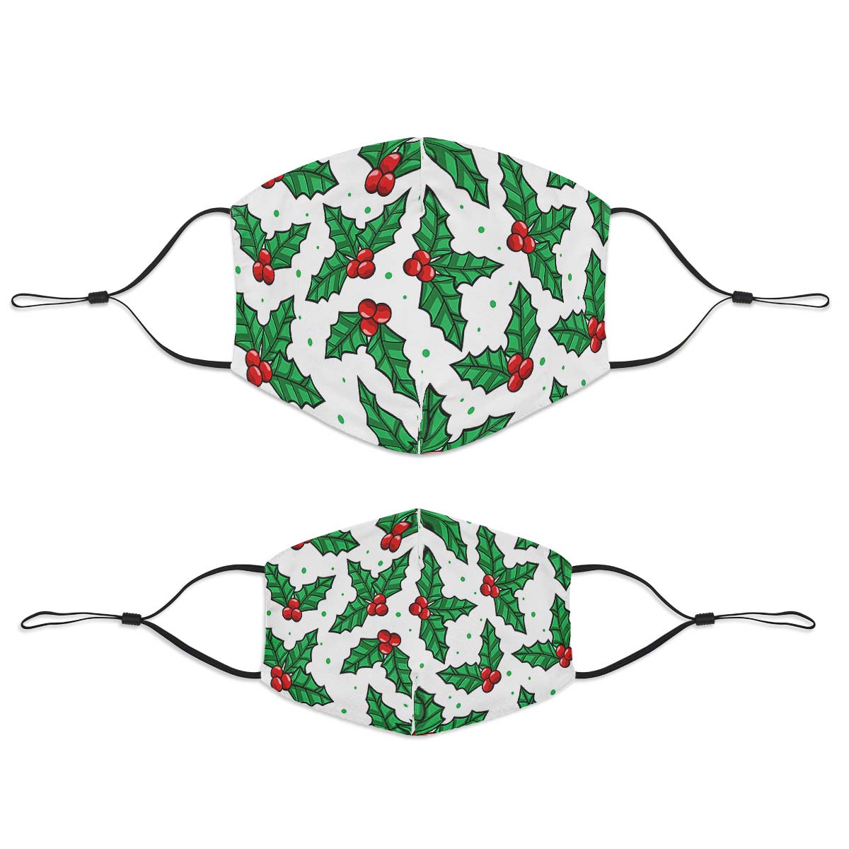 Mistletoe Pattern Face Cover