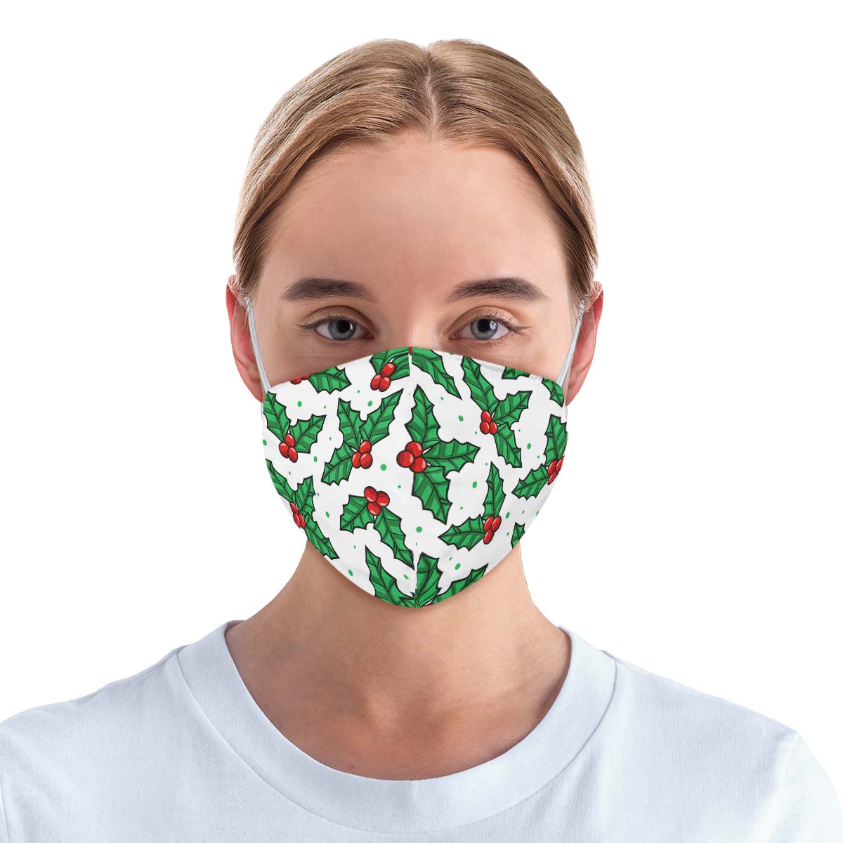 Mistletoe Pattern Face Cover