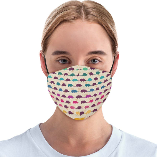 Opossum Pattern Face Cover
