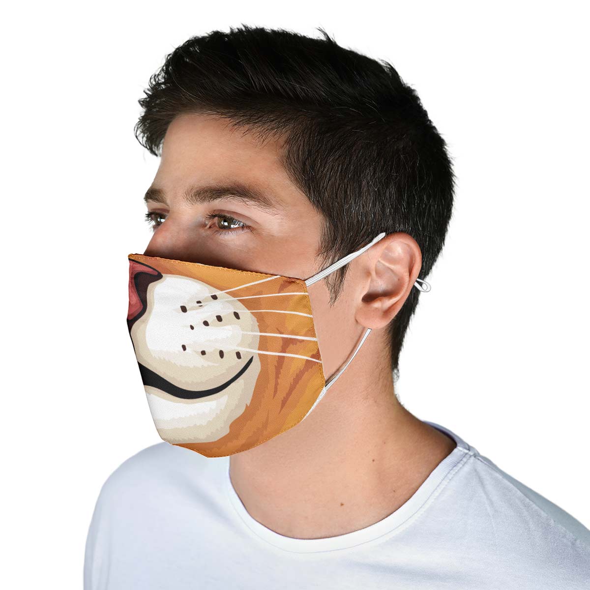 Orange Cat Face Cover