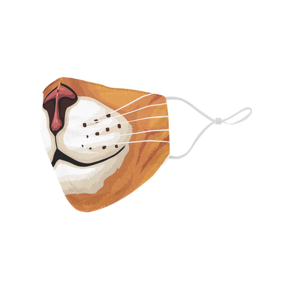 Orange Cat Face Cover
