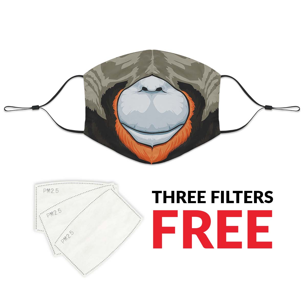 Orangutan Face Cover