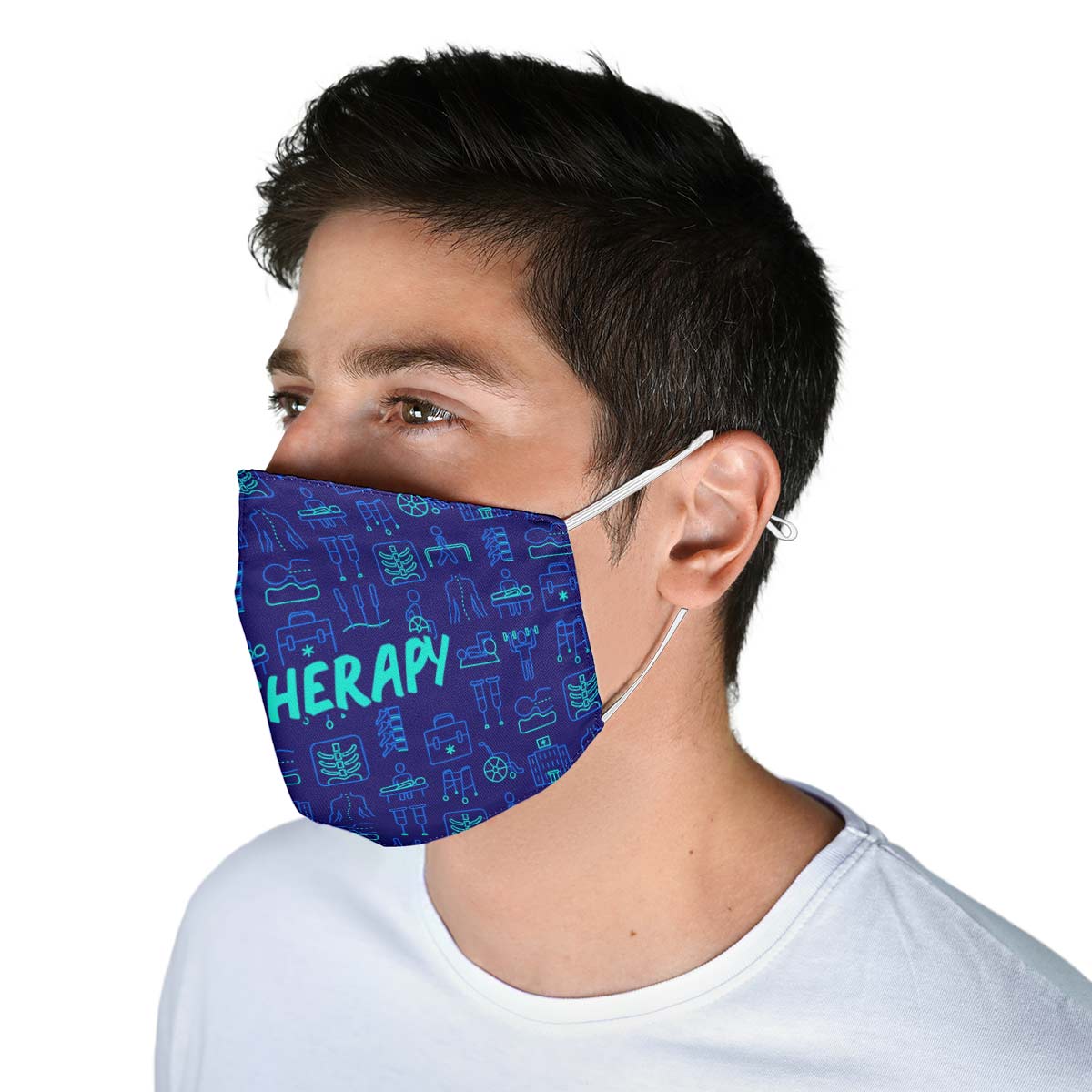 Physiotherapy Pattern Face Cover