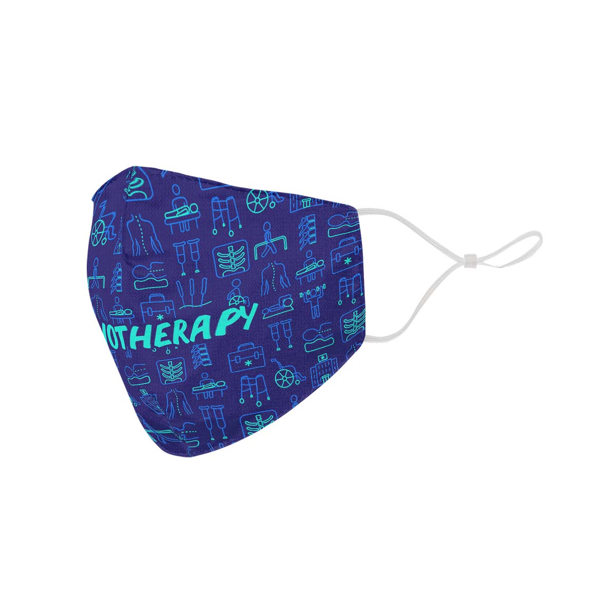 Physiotherapy Pattern Face Cover