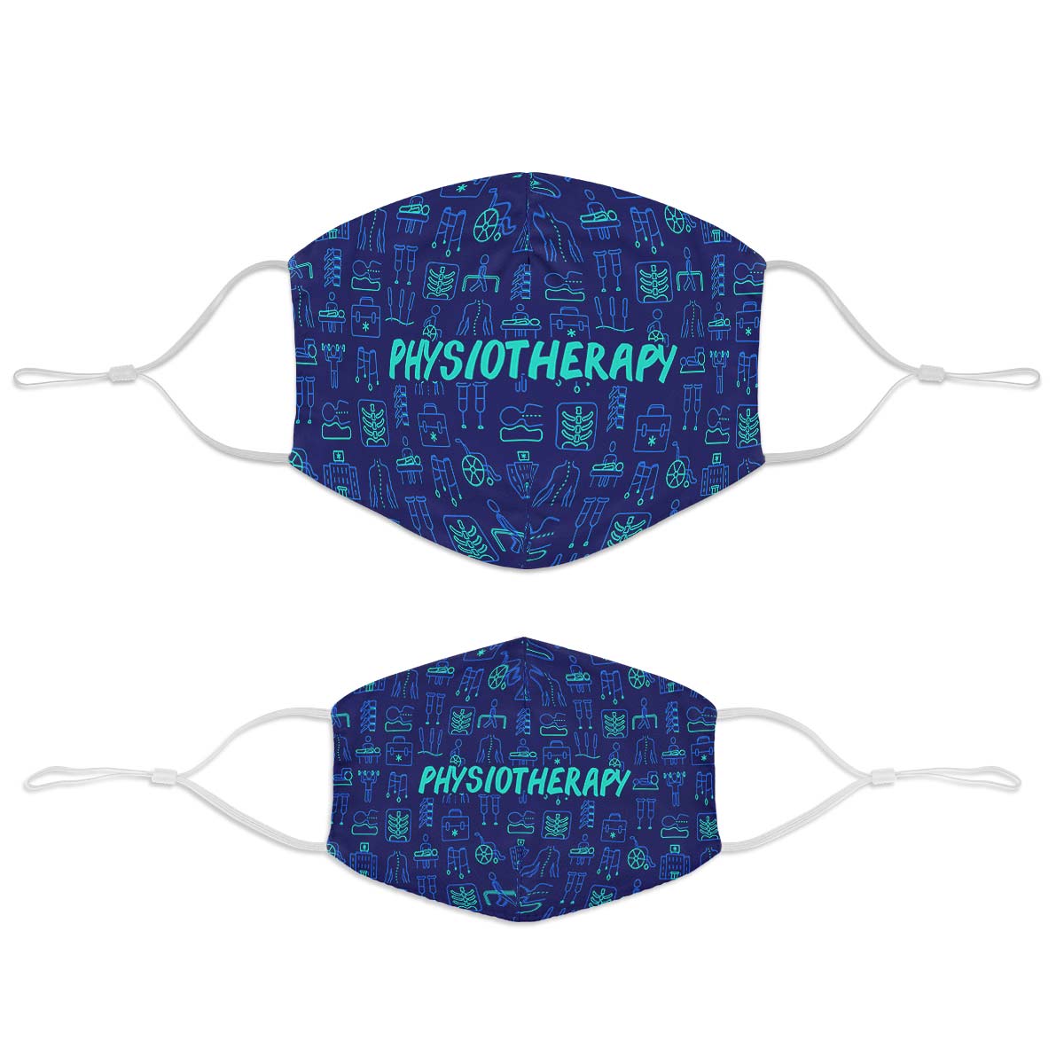 Physiotherapy Pattern Face Cover