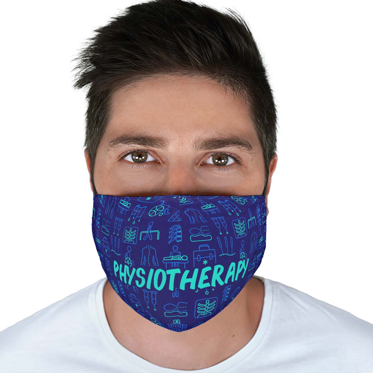 Physiotherapy Pattern Face Cover