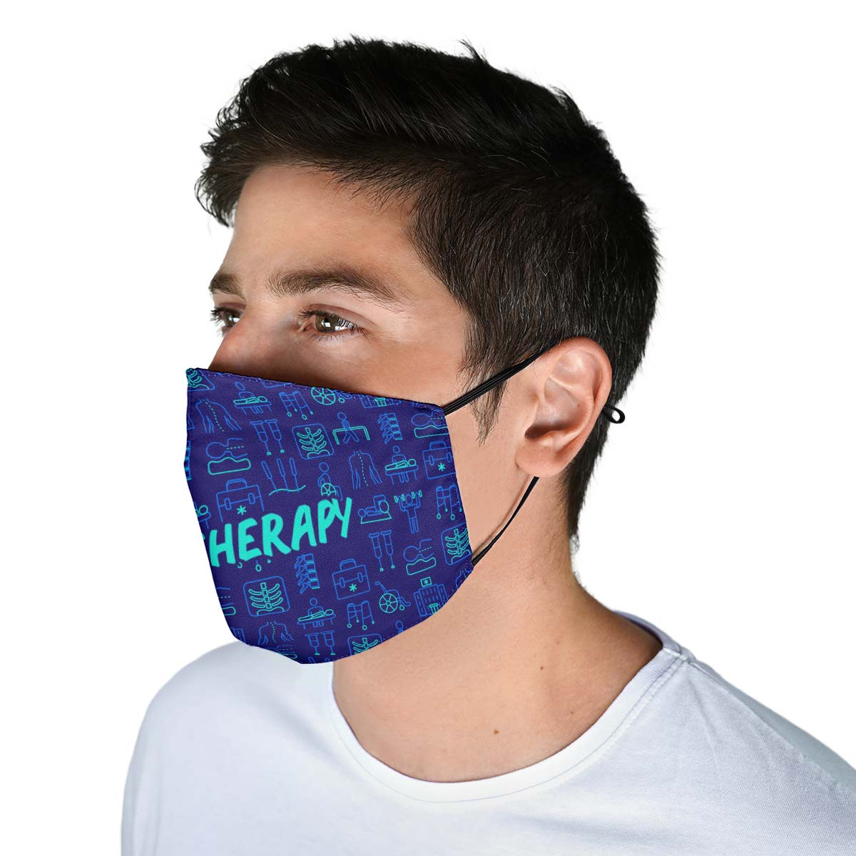Physiotherapy Pattern Face Cover