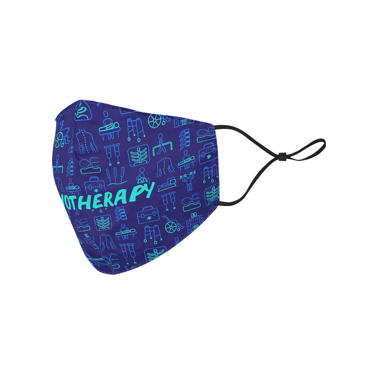 Physiotherapy Pattern Face Cover