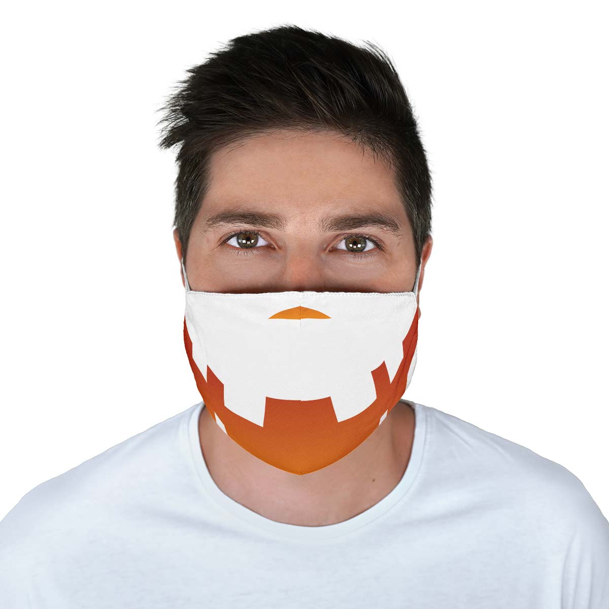 Pumpkin Face Face Cover