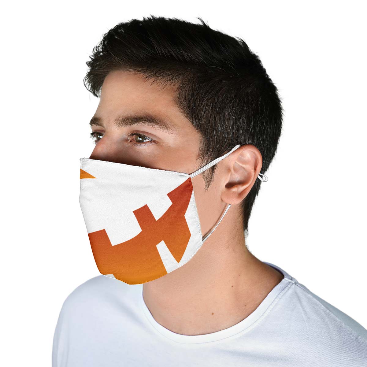 Pumpkin Face Face Cover