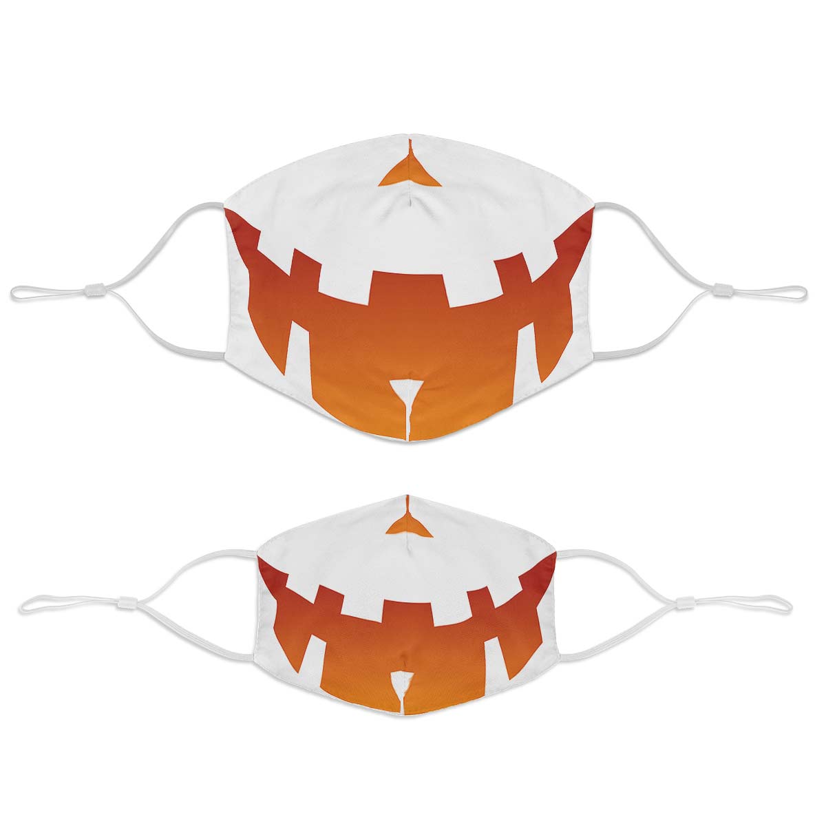 Pumpkin Face Face Cover