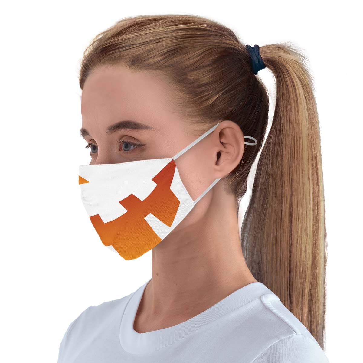 Pumpkin Face Face Cover