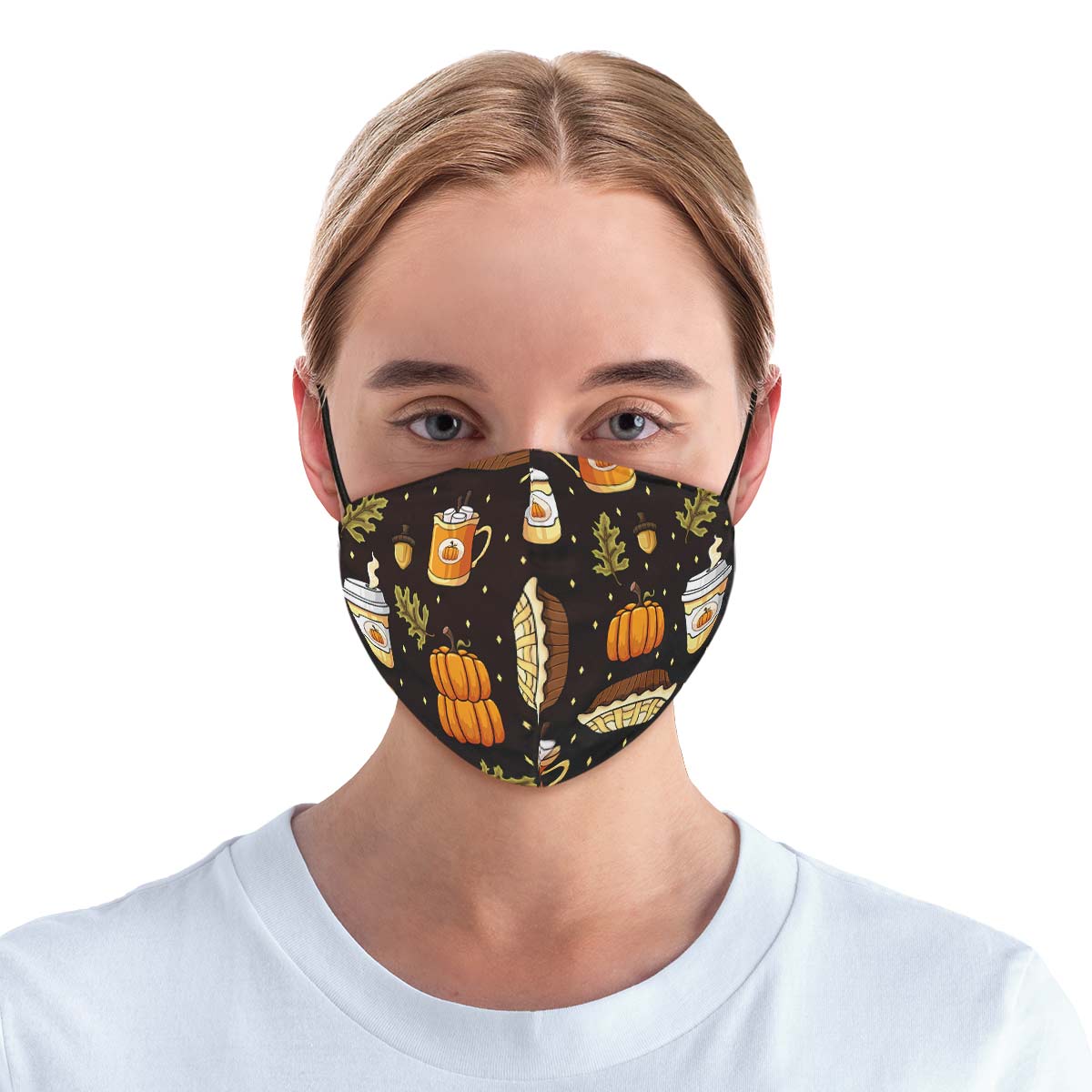 Pumpkin Spice Face Cover