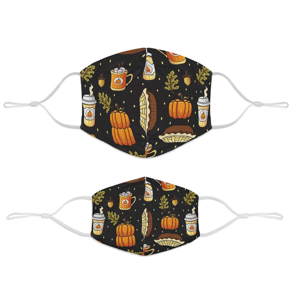 Pumpkin Spice Face Cover