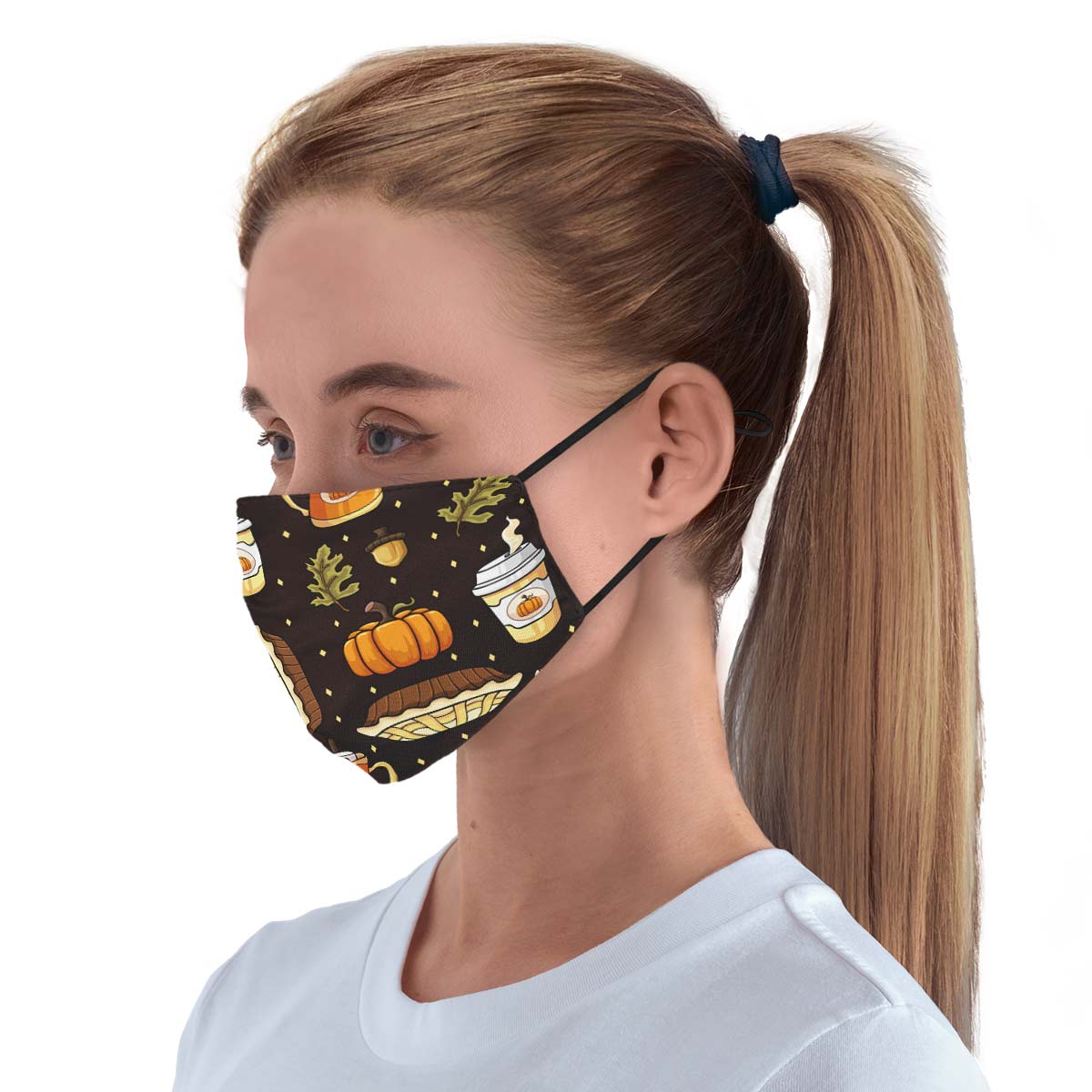 Pumpkin Spice Face Cover