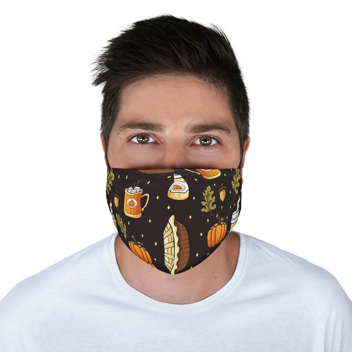 Pumpkin Spice Face Cover