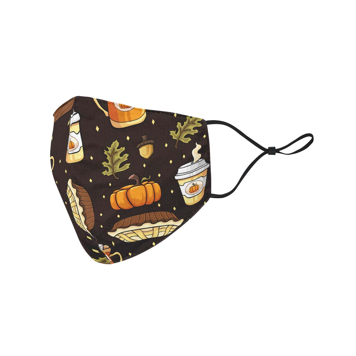 Pumpkin Spice Face Cover