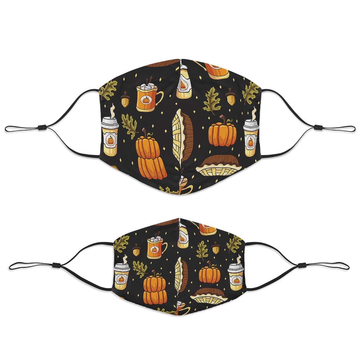 Pumpkin Spice Face Cover