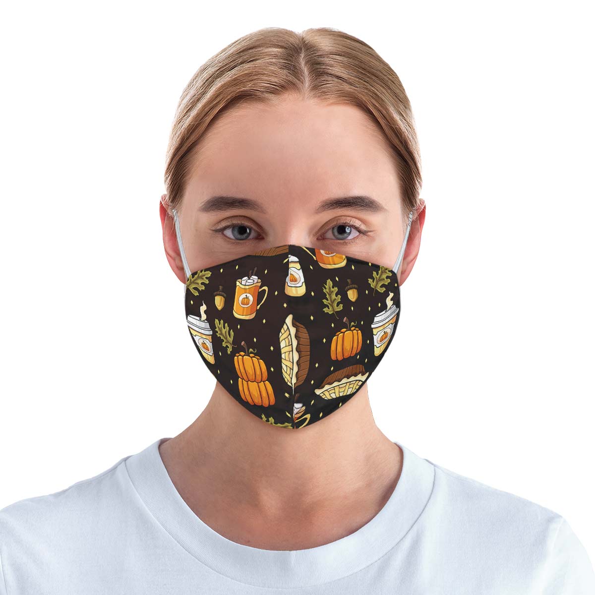 Pumpkin Spice Face Cover