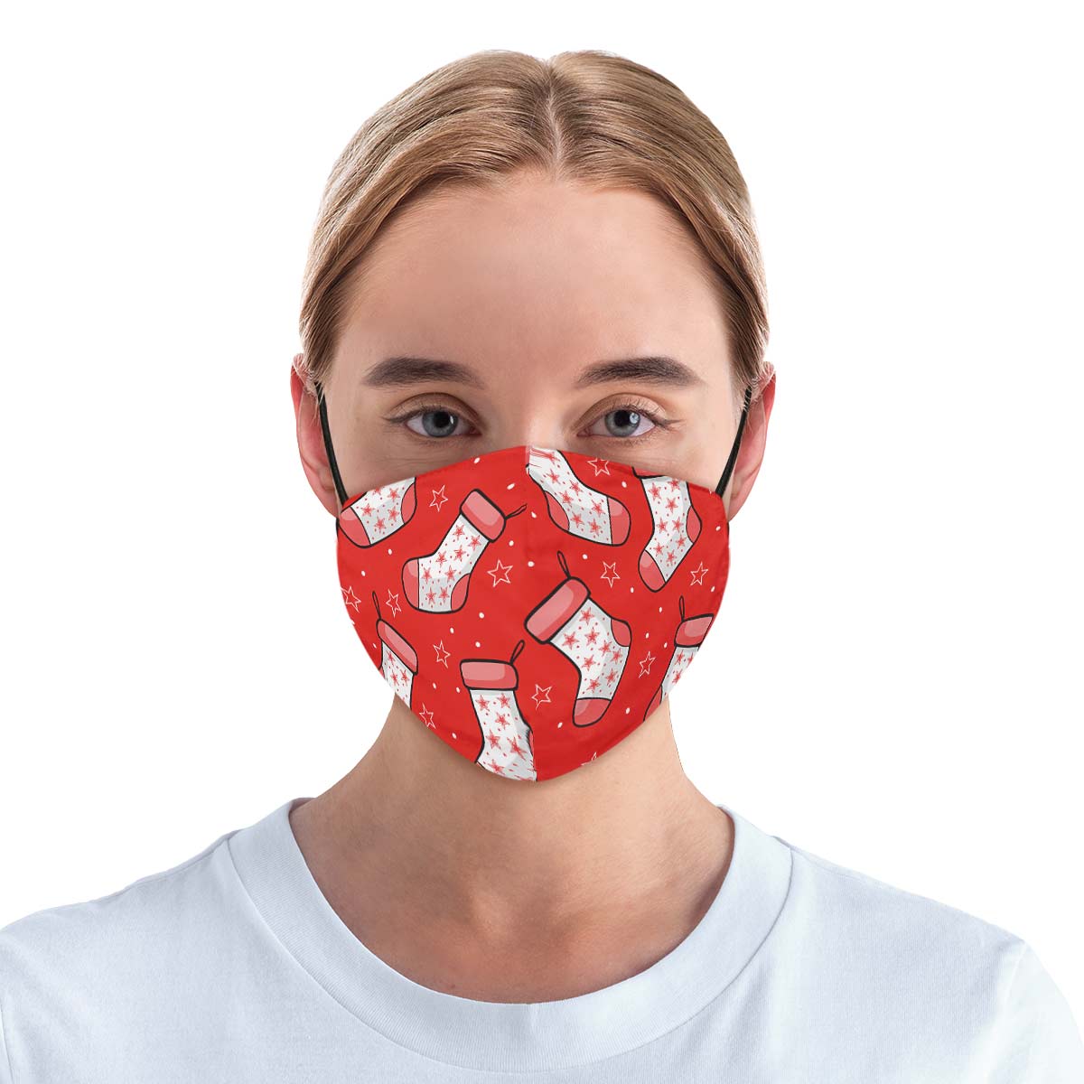 Red Stockings Face Cover