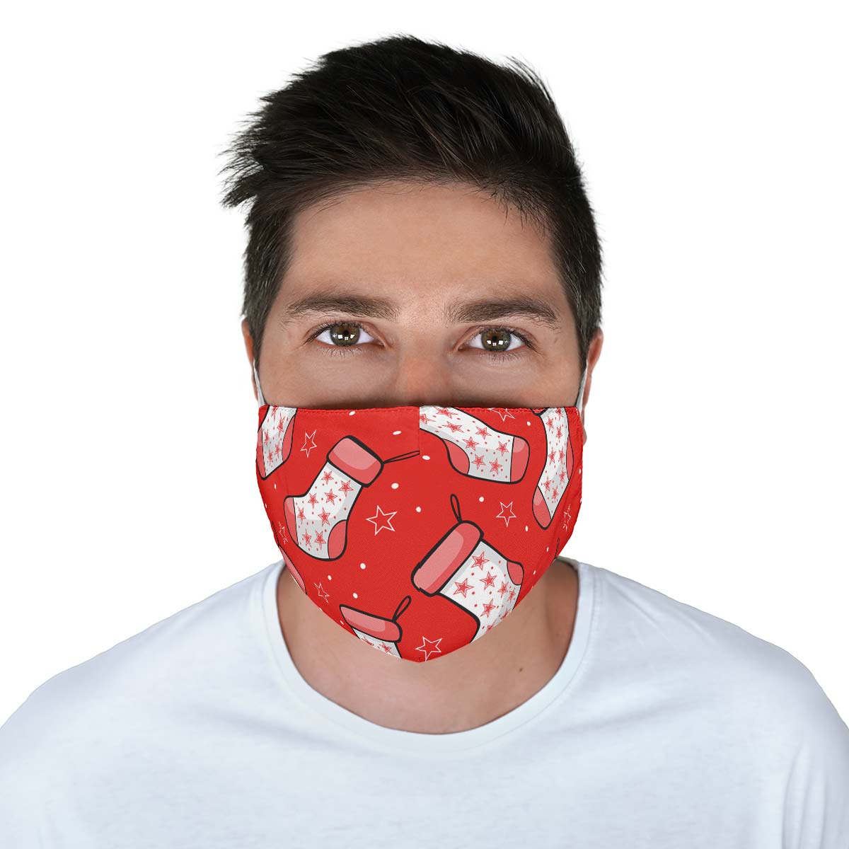 Red Stockings Face Cover