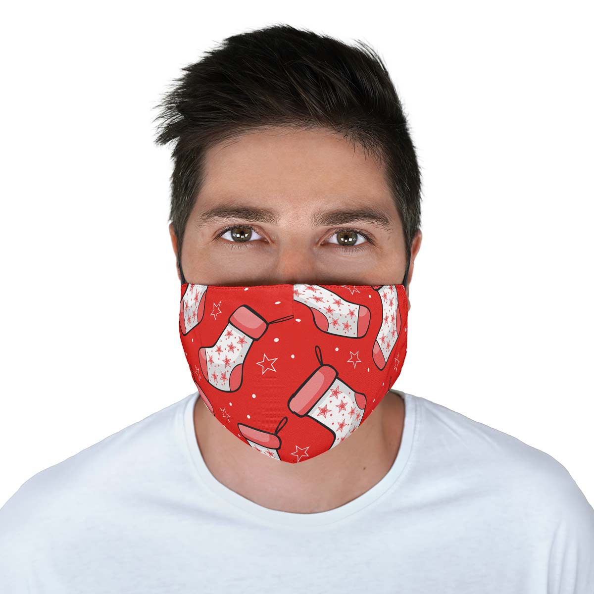 Red Stockings Face Cover