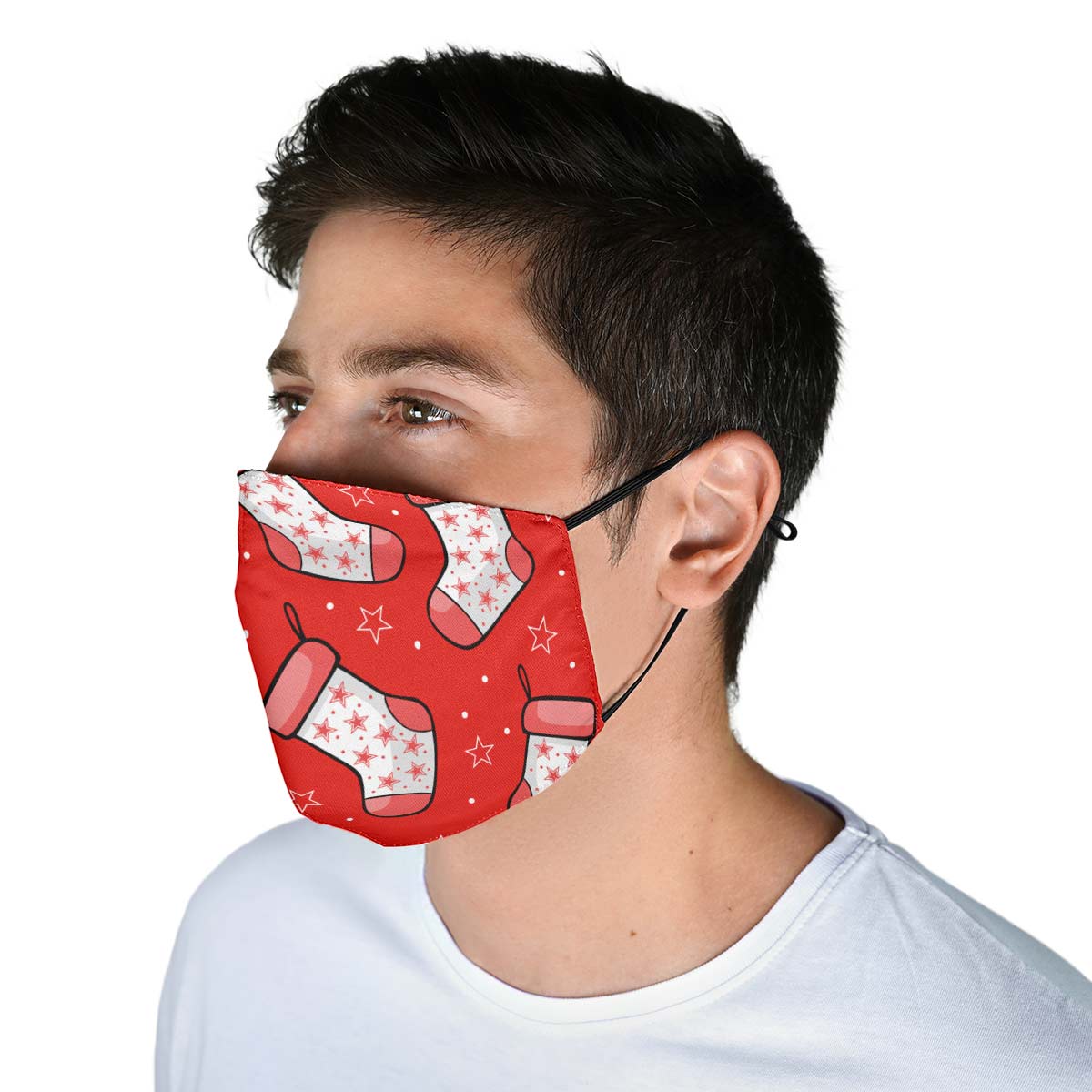 Red Stockings Face Cover