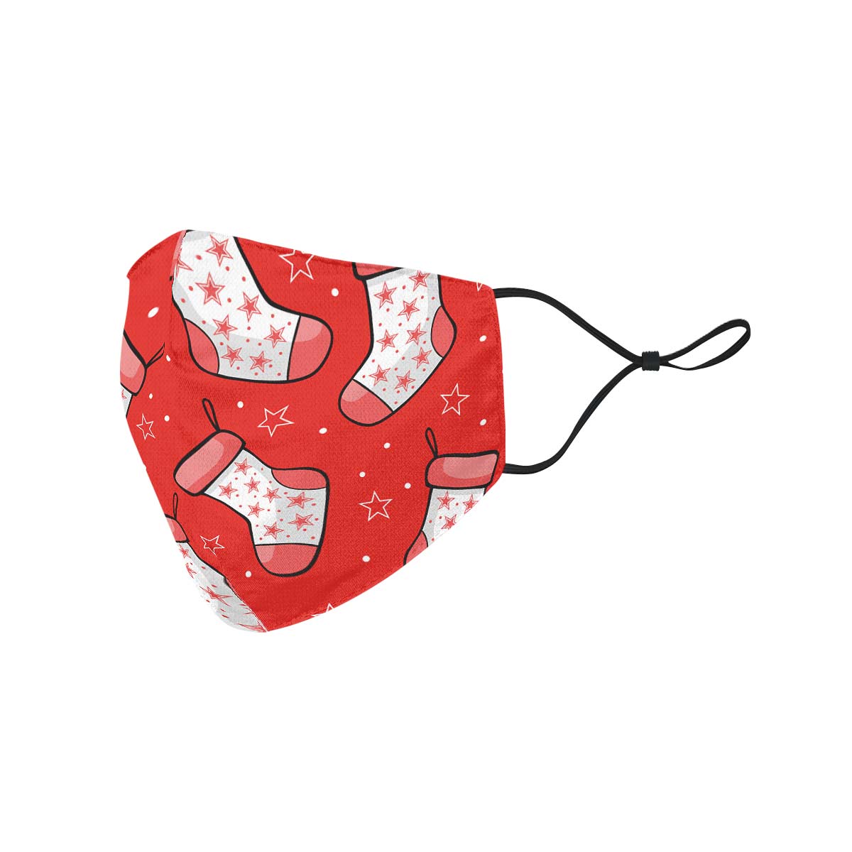 Red Stockings Face Cover
