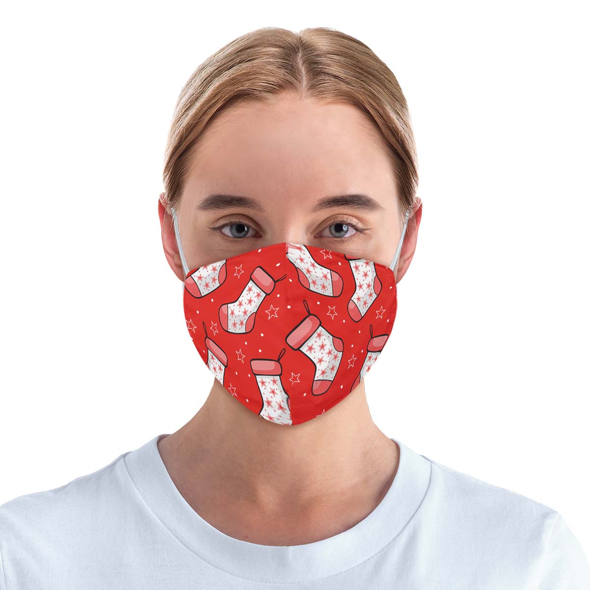 Red Stockings Face Cover