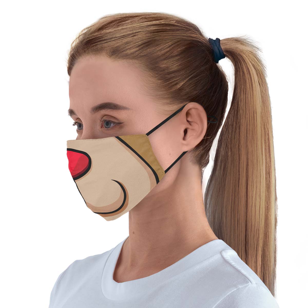 Reindeer Facer Face Cover