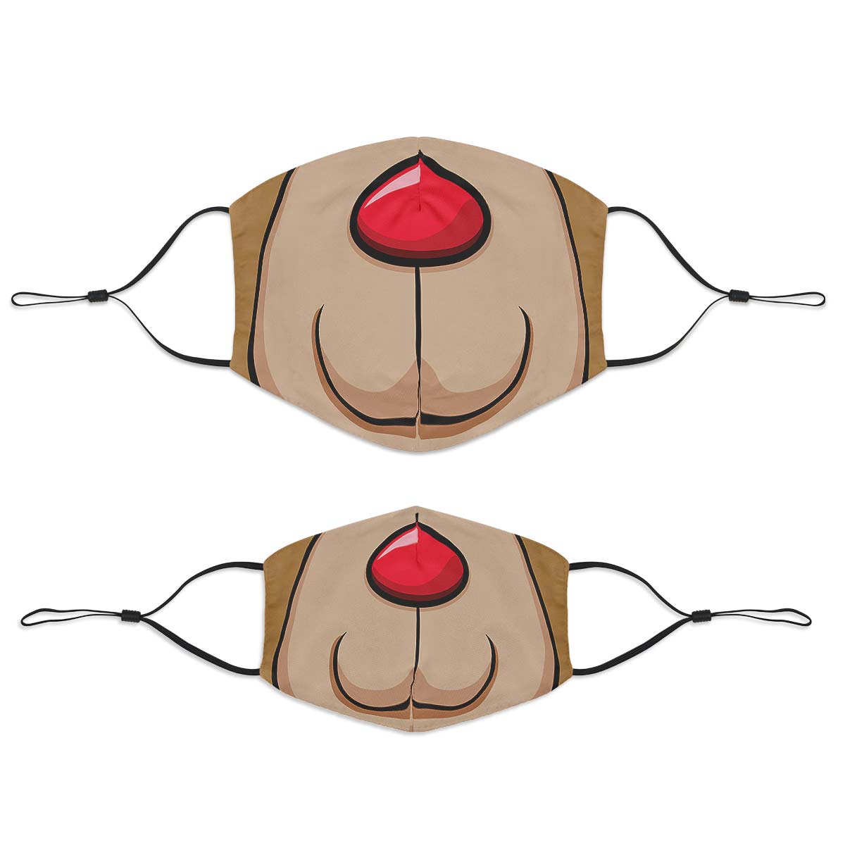 Reindeer Facer Face Cover