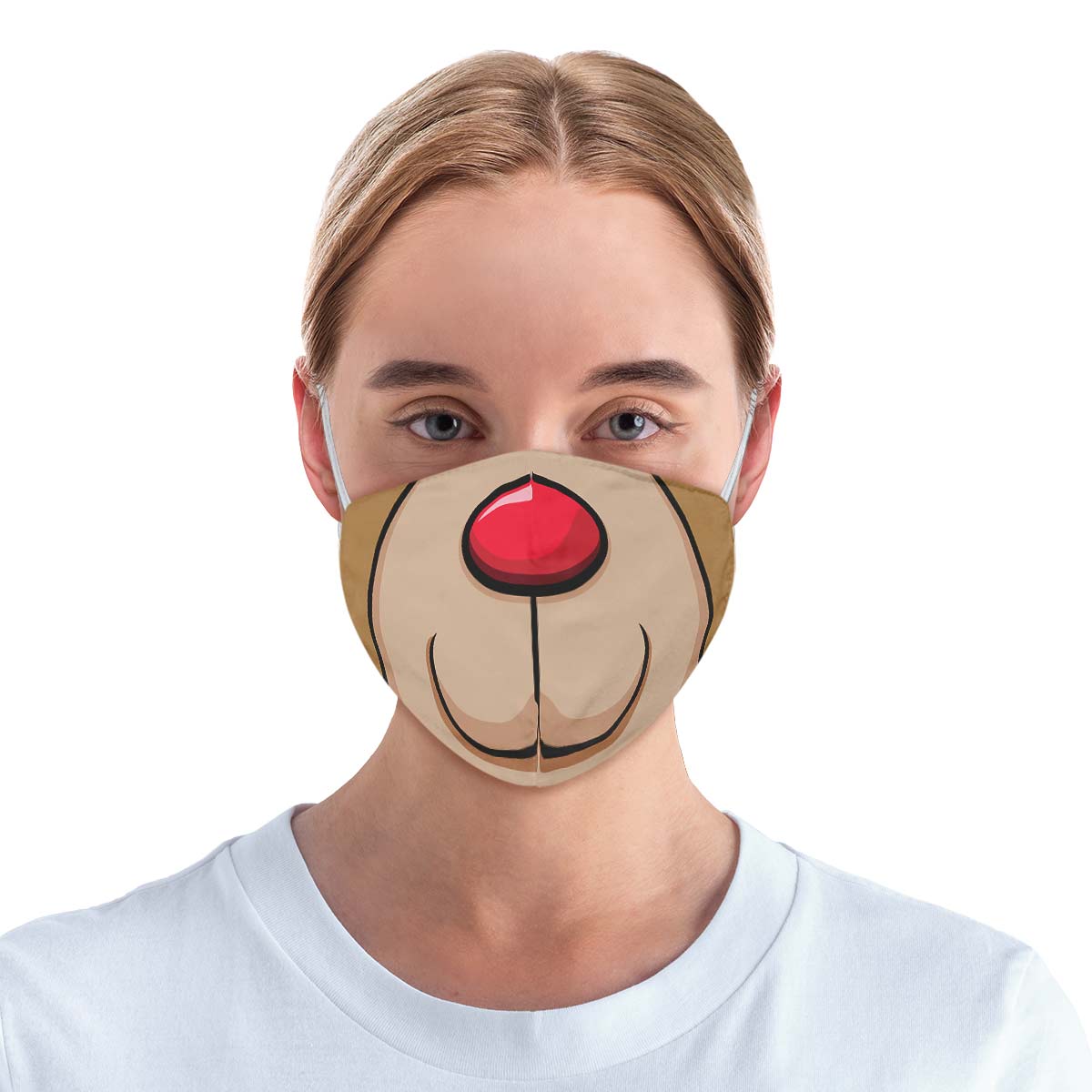 Reindeer Facer Face Cover