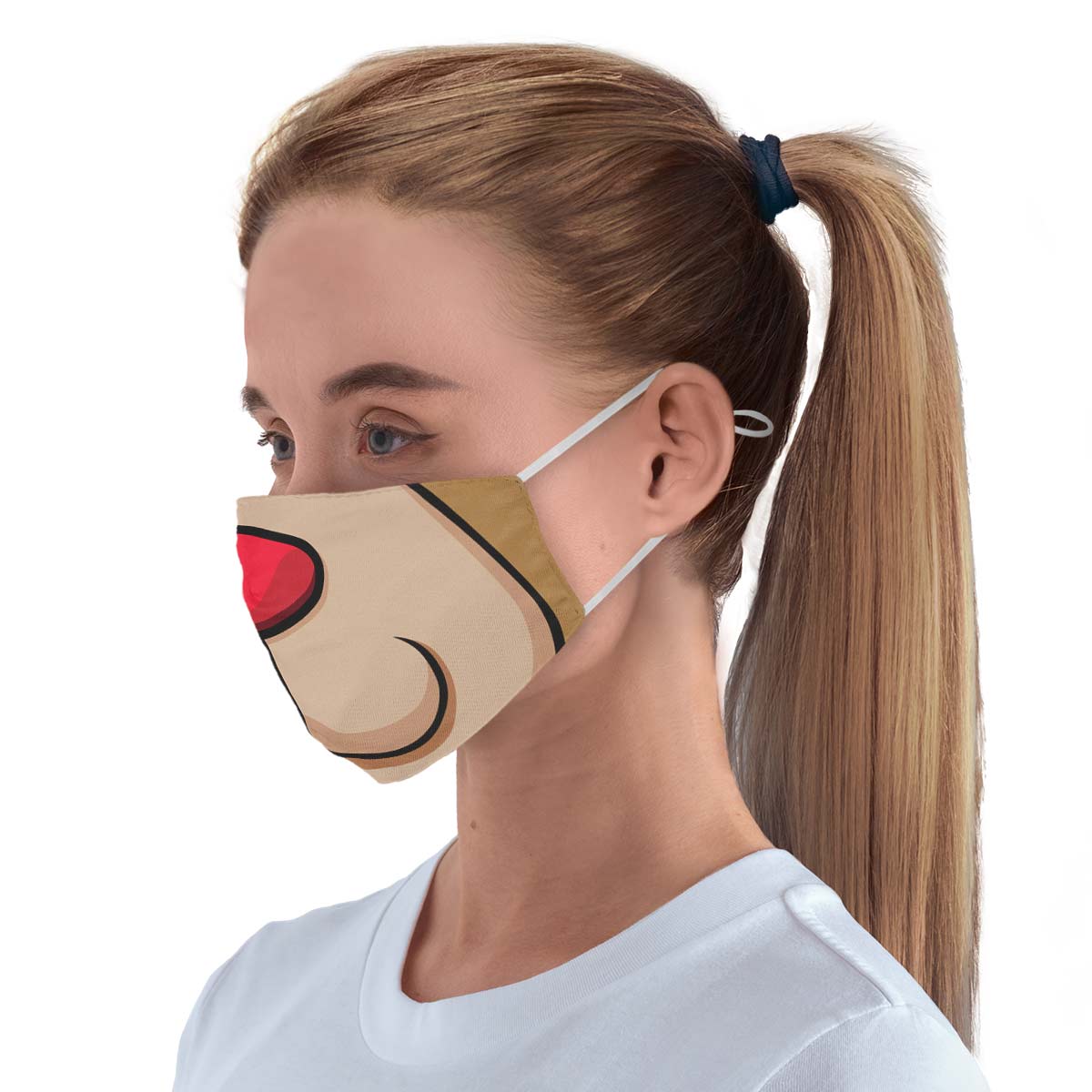Reindeer Facer Face Cover