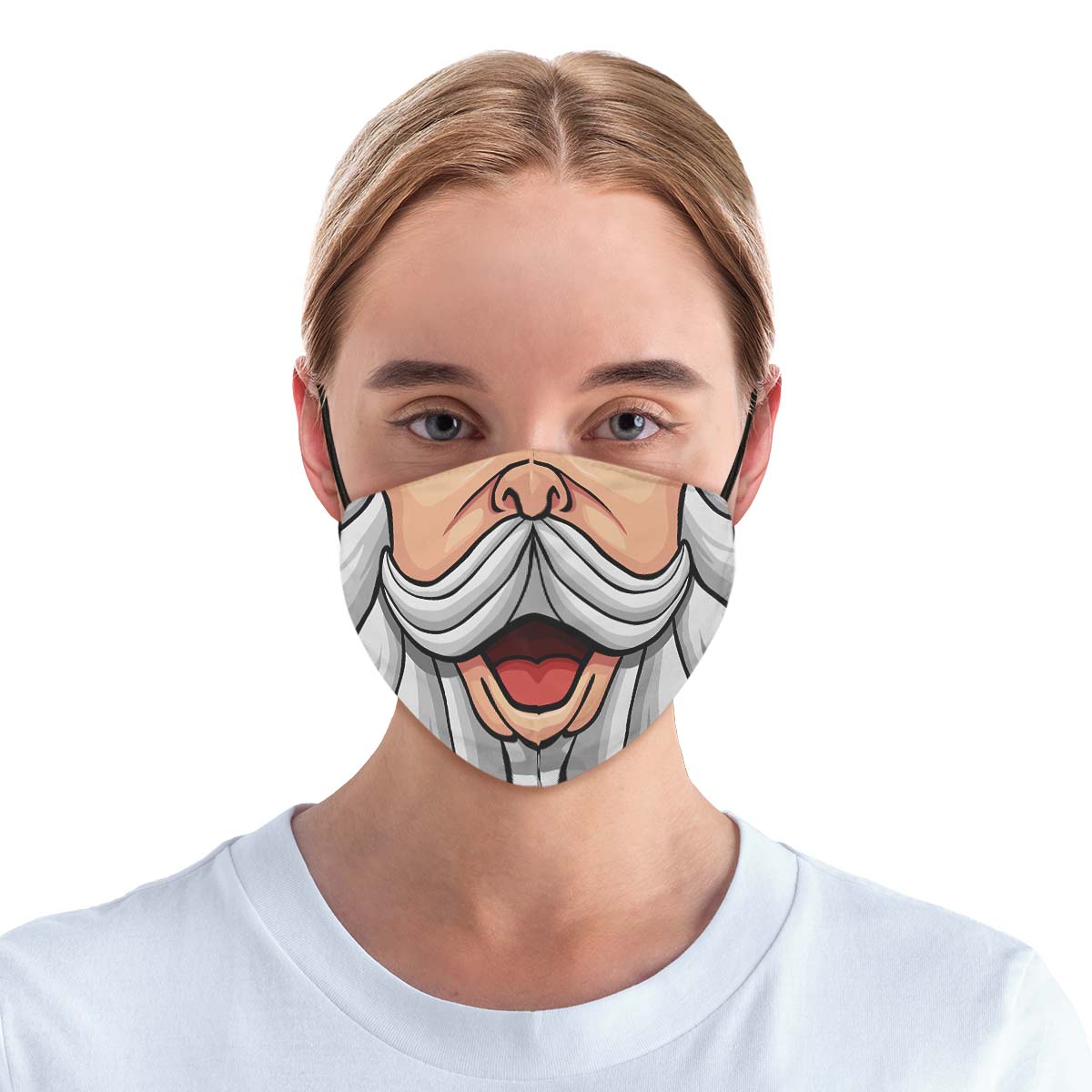 Santa Face Face Cover