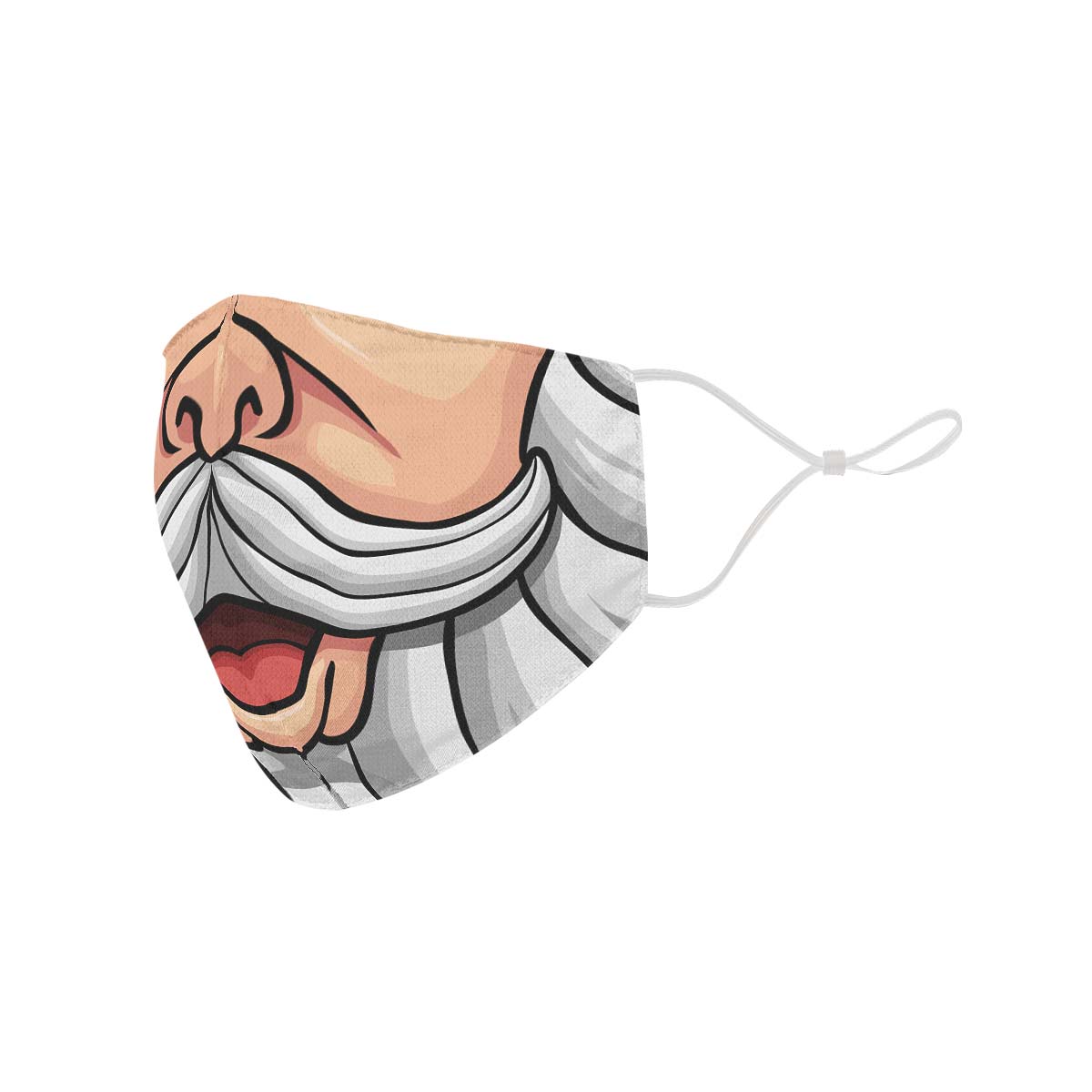 Santa Face Face Cover