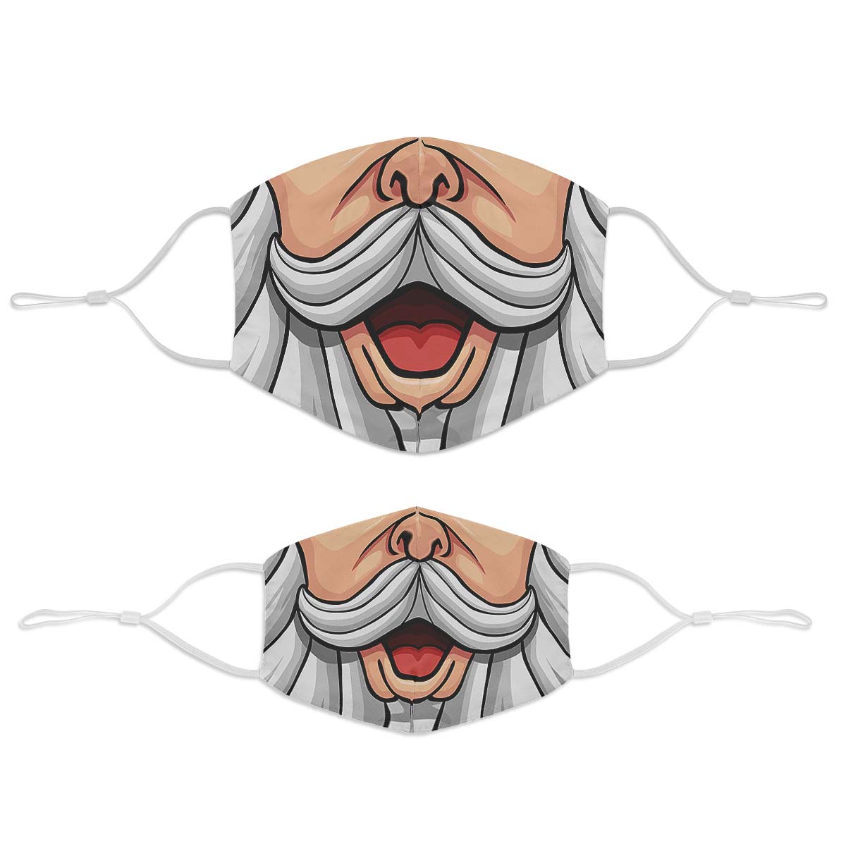 Santa Face Face Cover